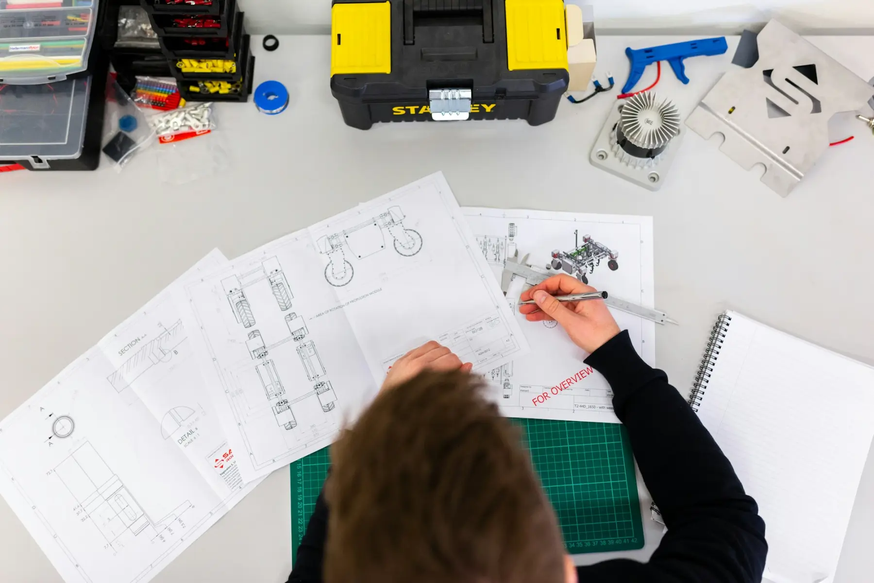 Opmeten op een technische tekening